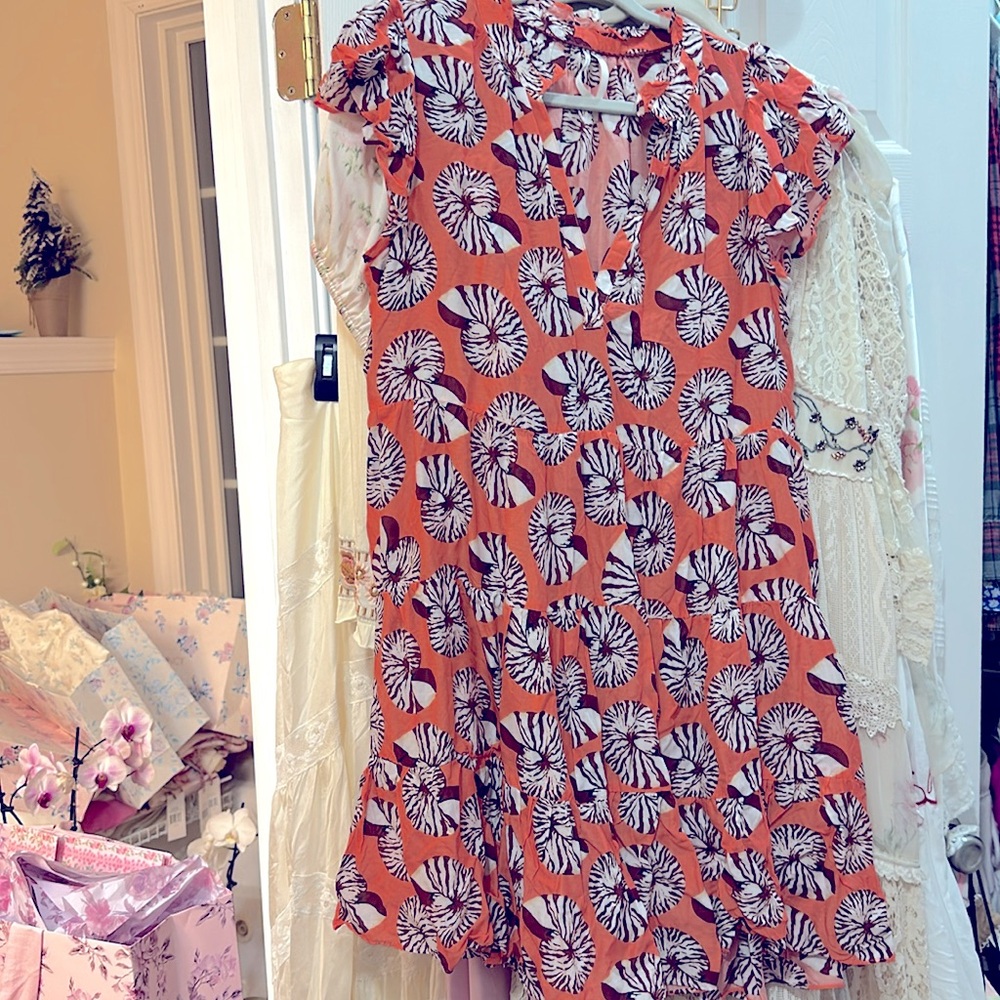 Anthropologie Seashell Mini Dress